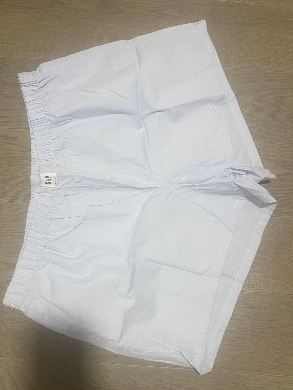 GAP Women's Light Blue Boxer Casual Shorts